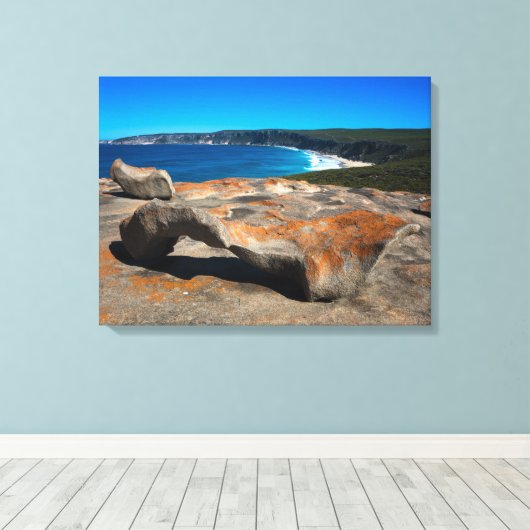 Fraser Island kust schilderachtig landschap Austra Canvas Afdruk (Insitu (Houten vloer))