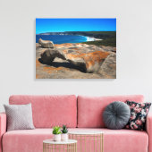 Fraser Island kust schilderachtig landschap Austra Canvas Afdruk (Insitu (Woonkamer))