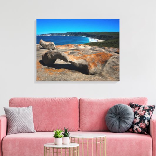 Fraser Island kust schilderachtig landschap Austra Canvas Afdruk (Insitu (Woonkamer))