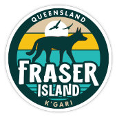 Fraser Island, Queensland Australië Sticker