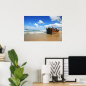 Fraser Island Shipwreck, Australië Poster (Thuiskantoor)