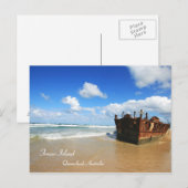 Fraser Island Shipwreck - Briefkaart (Voorkant / Achterkant)