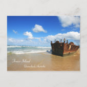 Fraser Island Shipwreck - Briefkaart (Voorkant)