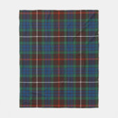 Fraser Jacht op Oude Plaid Fleece Deken (Voorkant)