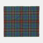 Fraser Jacht op Oude Plaid Fleece Deken (Voorkant (Horizontaal))