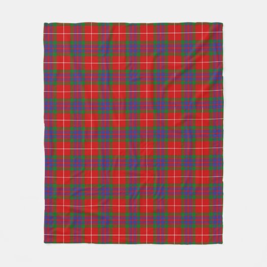 Fraser Kleed Fleece Deken (Voorkant)