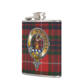 Fraser Lovat Tartan & Badge Heupfles (Links)