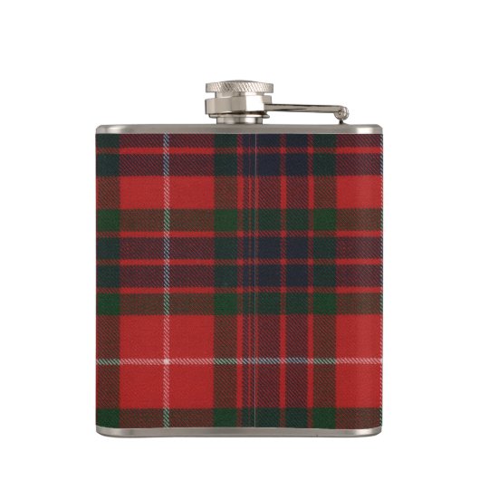 Fraser Lovat Tartan & Badge Heupfles (Achterkant)