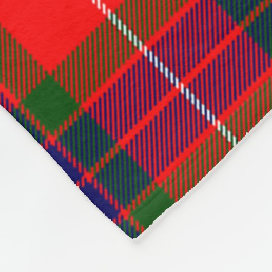 Fraser Modern geruit Fleece Deken (Hoek)