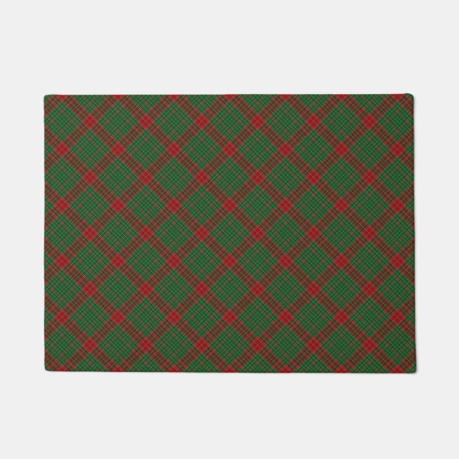 Fraser of Castle Leathers Tartan Plaid Patroon Deurmat (Voorkant)