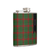 Fraser of Castle Leathers Tartan Plaid Patroon Heupfles (Rechts)