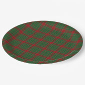 Fraser of Castle Leathers Tartan Plaid Patroon Papieren Bordje (Gekanteld)