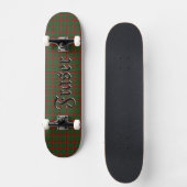 Fraser of Castle Leathers Tartan Plaid Patroon Persoonlijk Skateboard (Voorkant)
