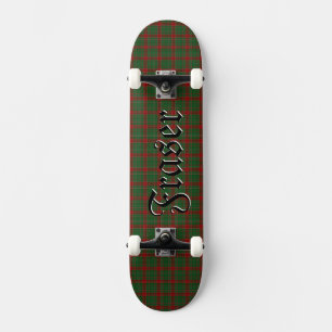 Fraser of Castle Leathers Tartan Plaid Patroon Persoonlijk Skateboard