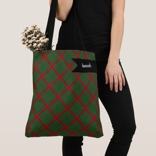 Fraser of Castle Leathers Tartan Plaid Patroon Tote Bag (Dichtbij)