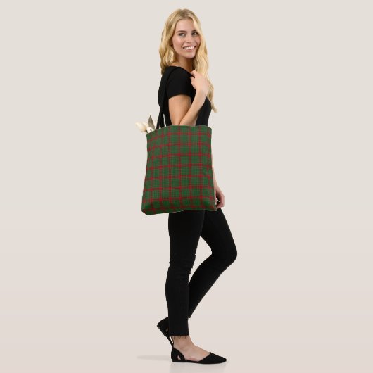 Fraser of Castle Leathers Tartan Plaid Patroon Tote Bag (Op model)