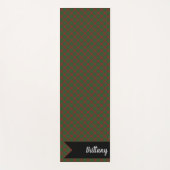 Fraser of Castle Leathers Tartan Plaid Patroon Yogamat (Voorkant)