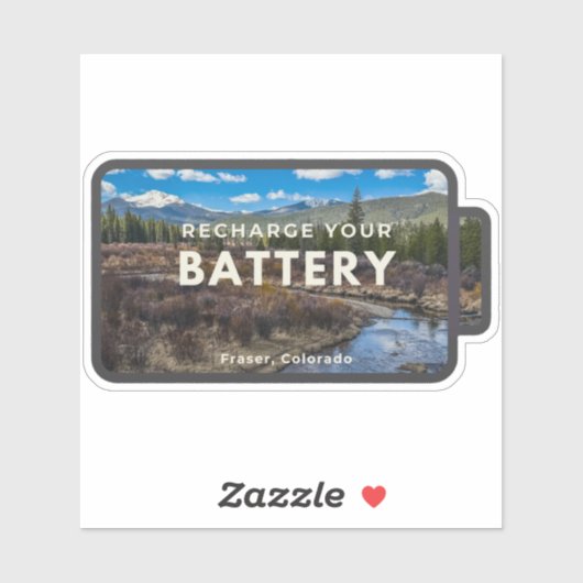 Fraser Oplaadsticker Sticker (Vel)