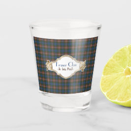 Fraser Originele Schotse Clan Tartan Shot Glas
