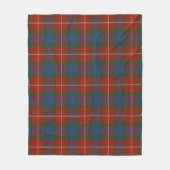 Fraser Oud Schots Geruit Patroon Fleece Deken (Voorkant)