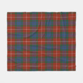 Fraser Oud Schots Geruit Patroon Fleece Deken (Voorkant (Horizontaal))