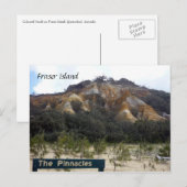 fraser pinnacle duinen briefkaart (Voorkant / Achterkant)