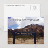fraser pinnacles briefkaart (Voorkant / Achterkant)