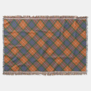Fraser Red A Original Scottish Tartan Deken