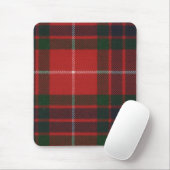 Fraser Red Modern Tartan Mousepad Muismat (Met muis)