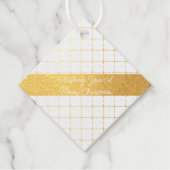 Fraser Red Weathered Original Scottish Tartan Bedankjes Labels (Voorkant)