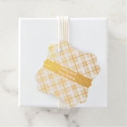 Fraser Red Weathered Original Scottish Tartan Bedankjes Labels