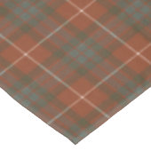 Fraser Red Weathered Original Scottish Tartan Tafelkleed (Gekanteld)