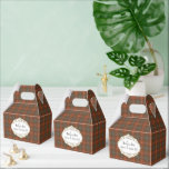 Fraser Red Weathered Scottish Tartan Bedankdoosjes<br><div class="desc">Mooie Schotse Clan Tartans in hun oorspronkelijke vorm aangeboden op een verscheidenheid van gunst dozen voor uw bruiloft</div>