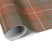 Fraser Red Weathered Scottish Tartan Cadeaupapier (Rol Hoek)