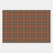 Fraser Red Weathered Scottish Tartan Inpakpapier Vel (Voorkant)