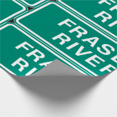 Fraser River Highway Sign, Verenigd Koninkrijk Cadeaupapier