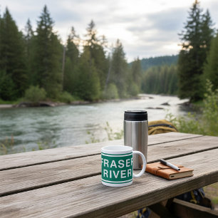 Fraser River Highway Sign, Verenigd Koninkrijk Koffiemok