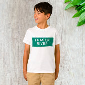 Fraser River Highway Sign, Verenigd Koninkrijk T-shirt
