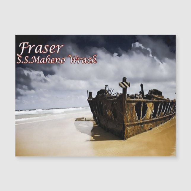 Fraser - S.S.Maheno Wrack - Australië - (Voorkant)