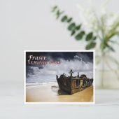 Fraser - S.S.Maheno Wrack - Australië - Briefkaart (Staand voorkant)
