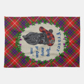 Fraser Scottie Dog Kitchen Towel Theedoek (Horizontaal)