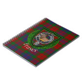 Fraser Scottish Clan Tartan & Crest Notitieboek (Linkerzijde)