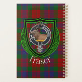 Fraser Scottish Clan Tartan & Crest Planner (Achterkant)