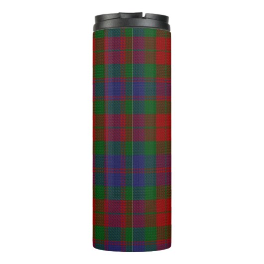 Fraser Scottish Clan Tartan & Crest Thermosbeker (Achterkant)