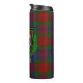 Fraser Scottish Clan Tartan & Crest Thermosbeker (Geroteerd rechts)