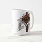 Fraser Tartan Cross Koffiemok (Voorkant rechts)