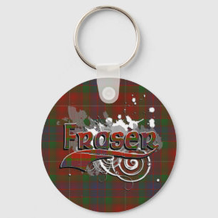 Fraser Tartan Grunge Sleutelhanger