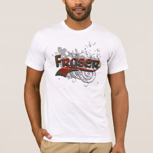Fraser Tartan Grunge T-shirt