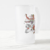 Fraser Tartan Lion Matglas Bierpul (Voorkant rechts)