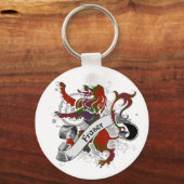 Fraser Tartan Lion Sleutelhanger (Voorkant)